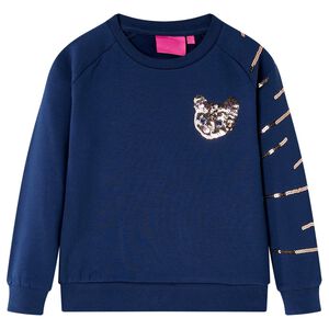 Sudadera infantil azul marino 92