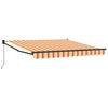 vidaXL Toldo Manual Amarillo y Naranja 350 x 250 x 165 cm Poli&eacute;ster