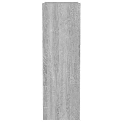 vidaXL Estantería madera de ingeniería gris Sonoma 60x24x76 cm