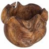 vidaXL Frutero JEPARA Marr&oacute;n teca &Oslash; 35 cm Madera de teca maciza