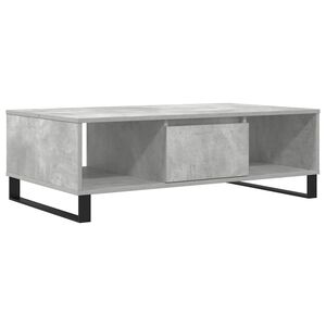 vidaXL Mesa de centro madera de ingenier&iacute;a gris hormig&oacute;n 104x60x35 cm