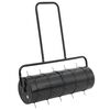 vidaXL Rodillo de c&eacute;sped de arrastre abrazaderas aireadoras hierro y acero 63 L
