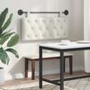 vidaXL Cabecera Colgante Crema 110 x 55 x 7 cm Terciopelo
