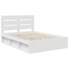 vidaXL Estructura de cama 140 x 190 cm Madera de pino macizo