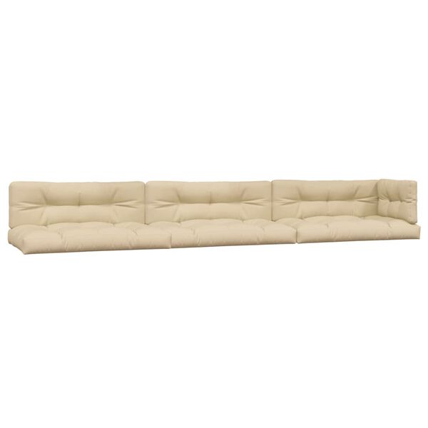vidaXL Set de sof&aacute;s de palets de jard&iacute;n y cojines 6 pzas madera acacia