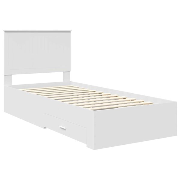 vidaXL Estructura de cama con caj&oacute;n 90 x 190 cm Madera de ingenier&iacute;a