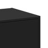 vidaXL Armario botiqu&iacute;n madera de ingenier&iacute;a negro 30x41x144,5 cm