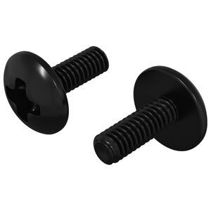 vidaXL Tornillos de manga 2 pcs Negro M4 x 10 mm Acero