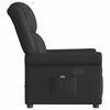 vidaXL Sill&oacute;n reclinable de cuero sint&eacute;tico negro brillante