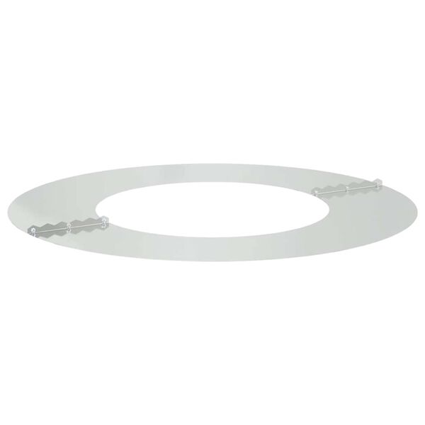 vidaXL adecuado para Anillo de Árbol Plano Plateado Ø40 / 70 cm