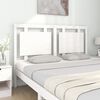 vidaXL Cabecero de cama madera maciza de pino blanco 145,5x4x100 cm