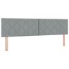 vidaXL Cama tipo Box Spring con colch&oacute;n Gris Claro 180 x 200 cm tela