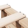 vidaXL Cama con estanter&iacute;a sin colch&oacute;n madera maciza de pino 140x200cm