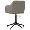 vidaXL Sillas de comedor giratorias 4 unidades terciopelo gris claro
