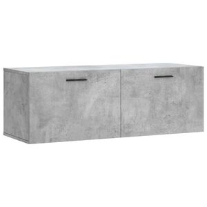 vidaXL Armario de pared madera ingenier&iacute;a gris hormig&oacute;n 100x36,5x35 cm