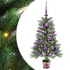 vidaXL &Aacute;rbol de Navidad con 150 LED con soporte Verde 90 cm PE
