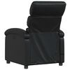 vidaXL Sill&oacute;n de masaje reclinable cuero sint&eacute;tico negro