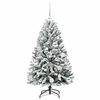 vidaXL Árbol de Navidad artificial Verde y 120 cm PVC y Metal