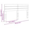 vidaXL Cabecero Madera Vieja 180 cm Madera contrachapada