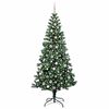 vidaXL &Aacute;rbol de Navidad Artificial Preiluminado Verde 240 cm