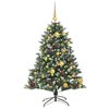 vidaXL &Aacute;rbol de Navidad artificial Verde 120 cm PVC, Pl&aacute;stico y Acero
