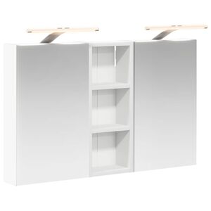vidaXL Juego de Muebles de Ba&ntilde;o con estante 3 pcs 80 x 10,5 x 50 cm
