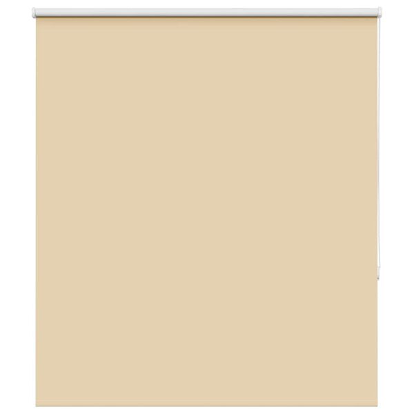 vidaXL Estor Enrollable Opaco Beige 140x150 cm Tela Ancho 136,6 cm
