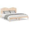vidaXL Cama extralarga sin colch&oacute;n madera maciza 200x210 cm