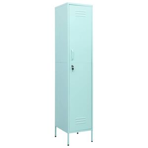 vidaXL Armario taquilla de acero verde menta 35x46x180 cm