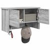 vidaXL Perchero de pared con estante Gris Sonoma 50 x 20 x 30 cm
