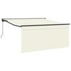vidaXL Toldo retr&aacute;ctil Crema 300 x 250 cm Poli&eacute;ster y Aluminio