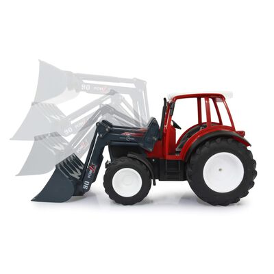 JAMARA Tractor teledirigido con pala delantera Lindner Geotrac 1:16