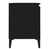 vidaXL Mueble de TV con patas de metal negro 103,5x35x50 cm