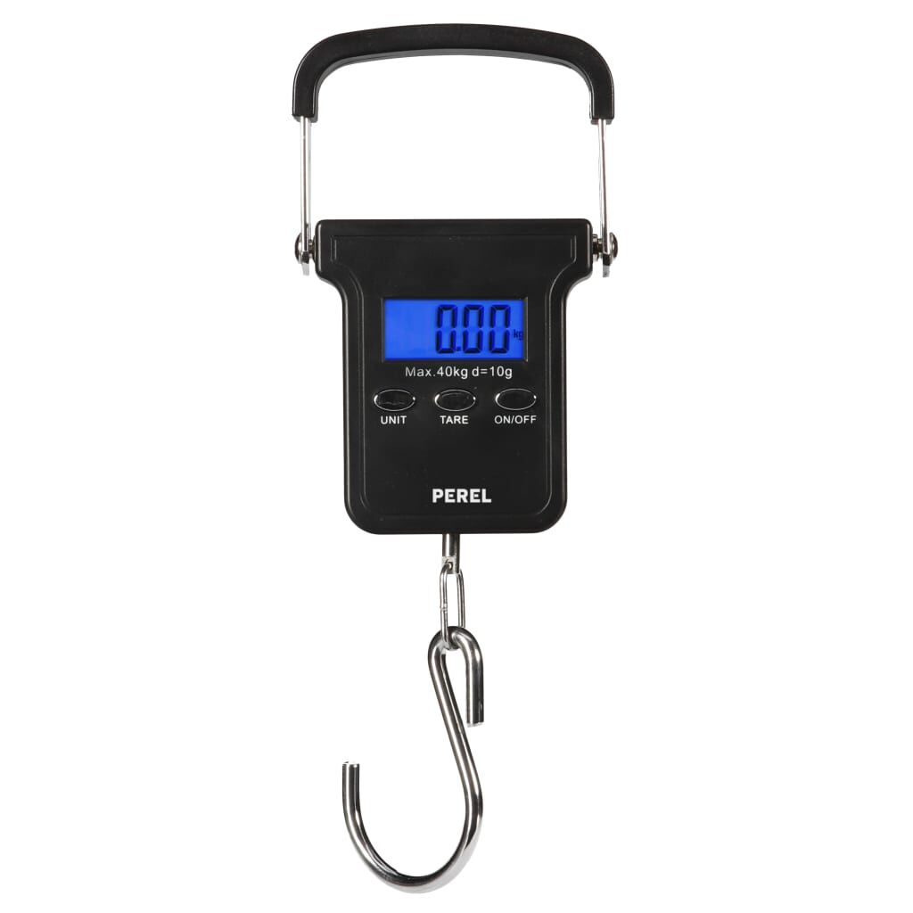 Perel Báscula digital para equipaje negro 40 kg | vidaXL.es