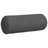 vidaXL Cojines Bolster 2 pcs Gris oscuro &Oslash; 25 x 70 cm Tela de pana