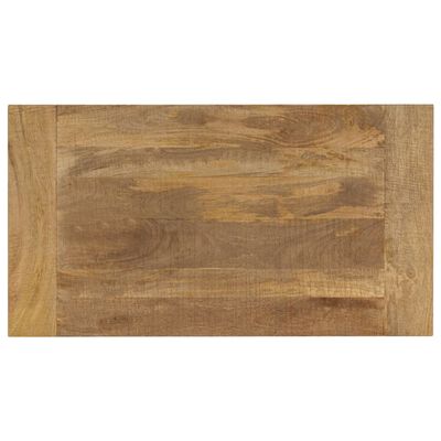 vidaXL Mesa de centro de madera maciza de mango 110x60x40 cm
