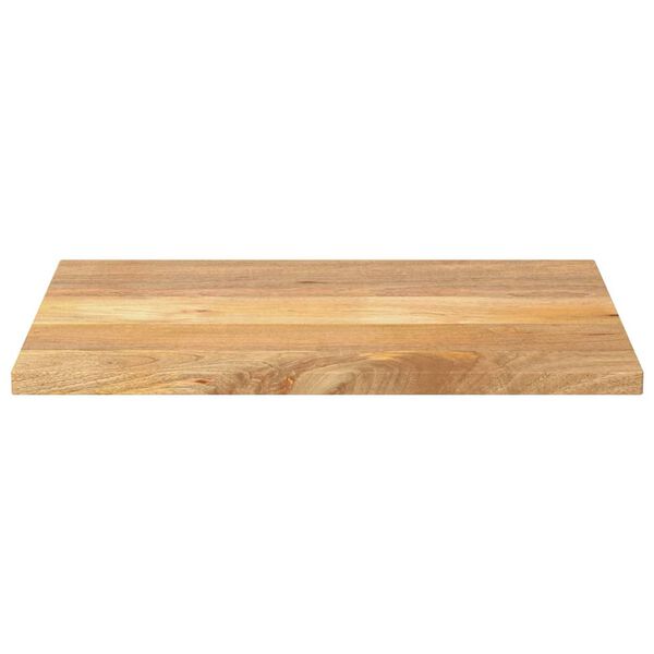 vidaXL Tablero de mesa rectangular madera maciza mango 80x70x2,5 cm