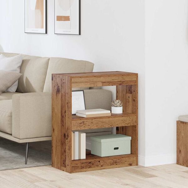 vidaXL Librer&iacute;a Madera vieja 60 x 30 x 72 cm Madera de ingenier&iacute;a