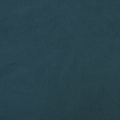 vidaXL Reposapiés de terciopelo azul 78x56x32 cm