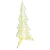 vidaXL &Aacute;rbol de Navidad 240 LED Blanco C&aacute;lido 180 cm PET