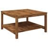 vidaXL Mesa de centro LAREN Natural 80,5 x 80 x 45 cm