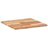 vidaXL Tablero de mesa cuadrado madera maciza de acacia 50x50x2 cm