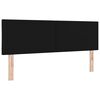 vidaXL Cabecero Negro 160 cm tela