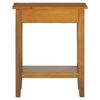 vidaXL Mesa consola con caj&oacute;n madera maciza de caoba 60x30x75 cm