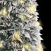 vidaXL &Aacute;rbol de Navidad artificial desplegable con nieve 50 LED 120 cm
