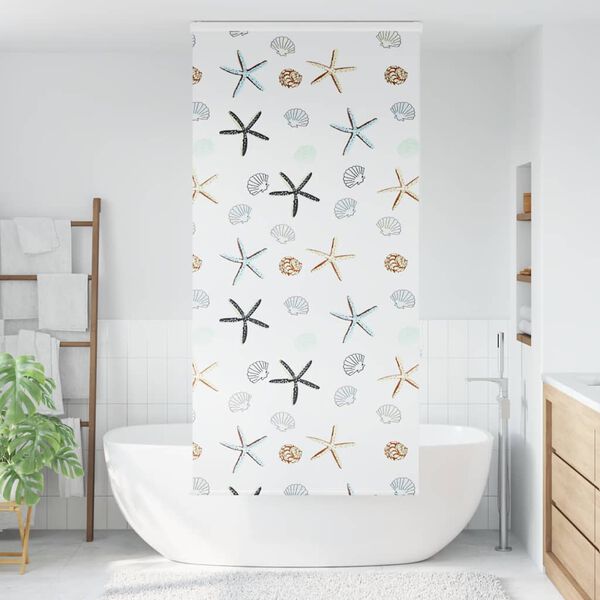 vidaXL Estor enrollable para ducha casete tela 90x240 cm ancho 86 cm