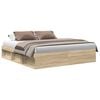 vidaXL Estructura de cama roble Sonoma 200x200 cm