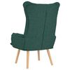 vidaXL sillón Verde oscuro 69 x 74 x 93 cm tela