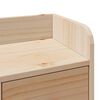vidaXL Cama con estanter&iacute;a sin colch&oacute;n madera maciza de pino 75x190 cm