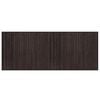 vidaXL Alfombra rectangular bamb&uacute; marr&oacute;n oscuro 80x200 cm